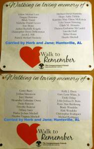 Walk to Remember 2014